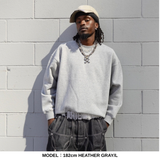 WRAP UP ショート丈 SHORT CREW SWEAT / 裏起毛 Brushing fabric 10.0oz