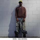 WRAP UP ショート丈 SHORT CREW SWEAT / 裏起毛 Brushing fabric 10.0oz