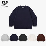 WRAP UP CREW SWEAT / USAコットン裏起毛 Brushing fabric 13.5oz