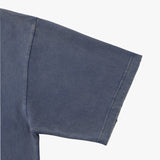 BLOW THROUGH ショート丈 SHORT SS TEE, DAMAGED & REACTIVE DYED 6.8oz