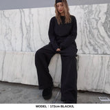 LOUNGE FLOW PANTS SWEAT/USAコットン裏起毛 Brushing fabric 13.5oz