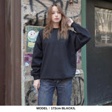 WRAP UP CREW SWEAT / 裏起毛 Brushing fabric 10.0oz