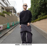 WRAP UP ショート丈 SHORT CREW SWEAT / USAコットン裏起毛 Brushing fabric 13.5oz