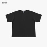 HENLEY WAFFLE SS TEE 6.8oz