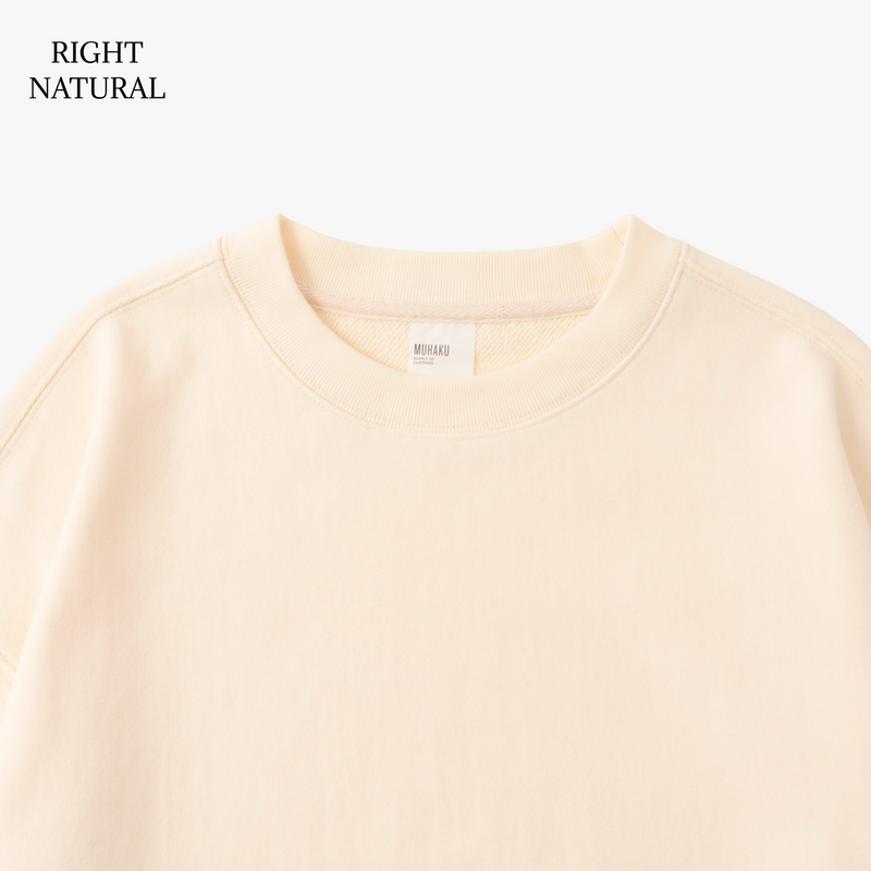 RIBBED EDGE CREW SWEAT / 裏パイル FRENCH TERRY 13.0oz