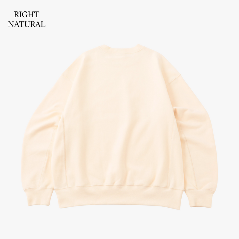 RIBBED EDGE CREW SWEAT / 裏パイル FRENCH TERRY 13.0oz