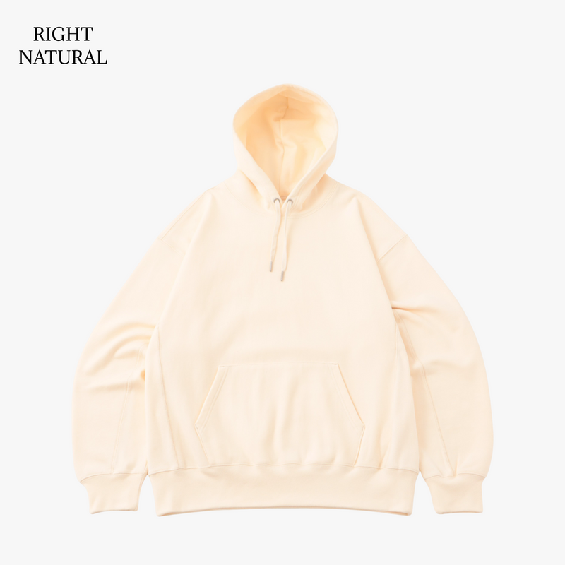 RIBBED EDGE HOODIE SWEAT / 裏パイル FRENCH TERRY 13.0oz