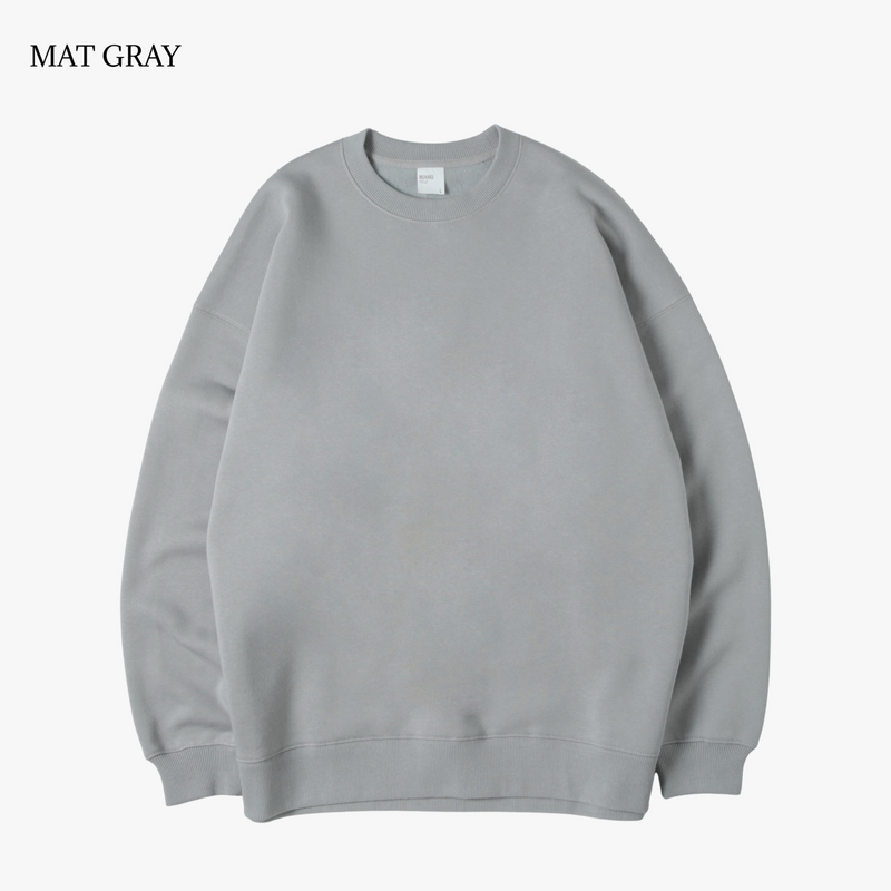 WRAP UP CREW SWEAT / 裏起毛 Brushing fabric 10.0oz