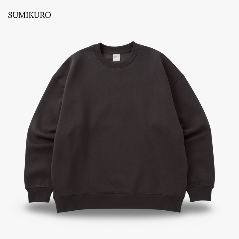 WRAP UP ショート丈 SHORT CREW SWEAT / 裏起毛 Brushing fabric 10.0oz