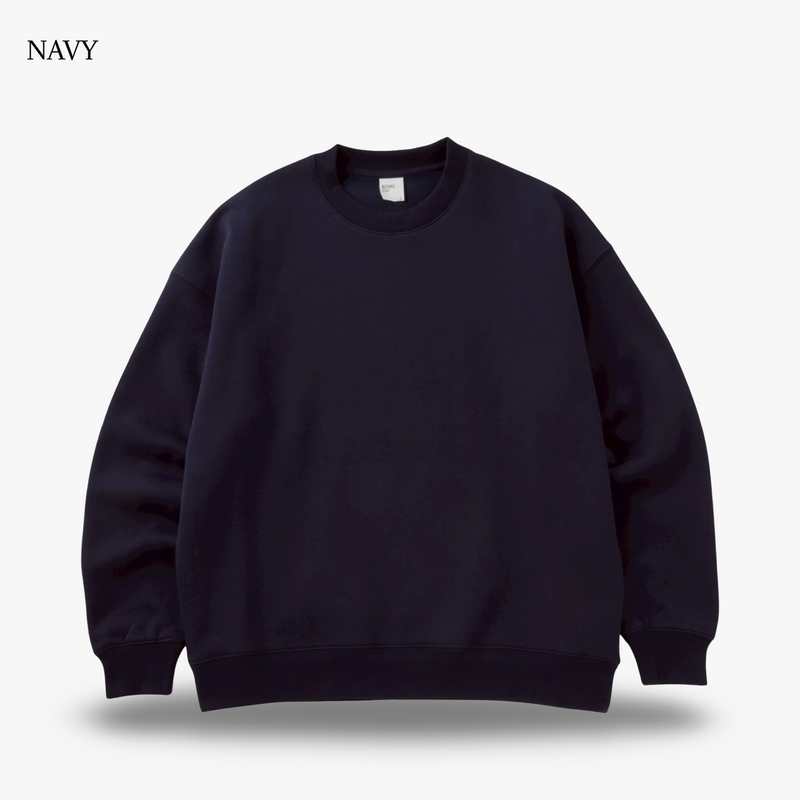 WRAP UP ショート丈 SHORT CREW SWEAT / 裏起毛 Brushing fabric 10.0oz