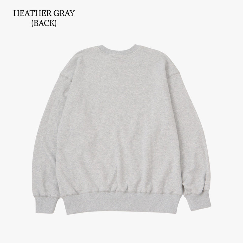 COZY FLOW CREW SWEAT/ORGANIC COTTON 裏パイルFRENCH TERRY 10.0oz