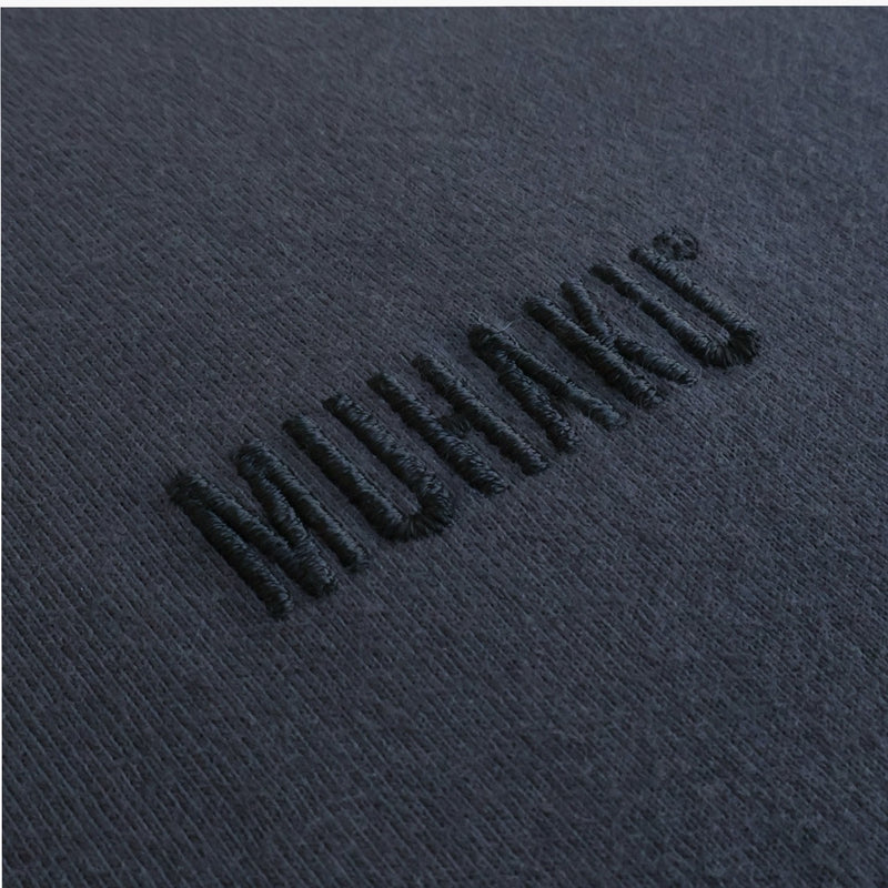 MUHAKU ロゴ刺繍 BLOW THROUGH ショート丈 SHORT SS TEE 6.5oz