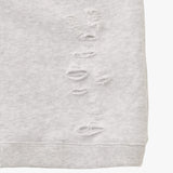 COMPACT FIT DAMAGED SHORT ショート丈 CREW SWEAT/裏パイル FRENCH TERRY 11.0oz