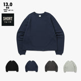 COMPACT FIT SHORT ショート丈 CREW SWEAT/裏パイル FRENCH TERRY 13.0oz