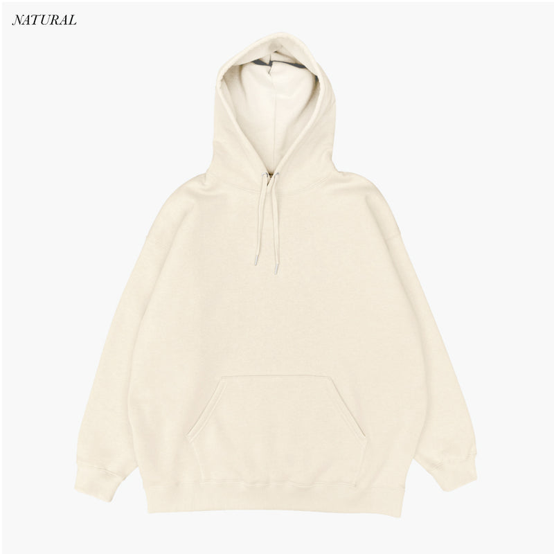 WRAP UP HOODIE SWEAT / 裏起毛 Brushing fabric 10.0oz