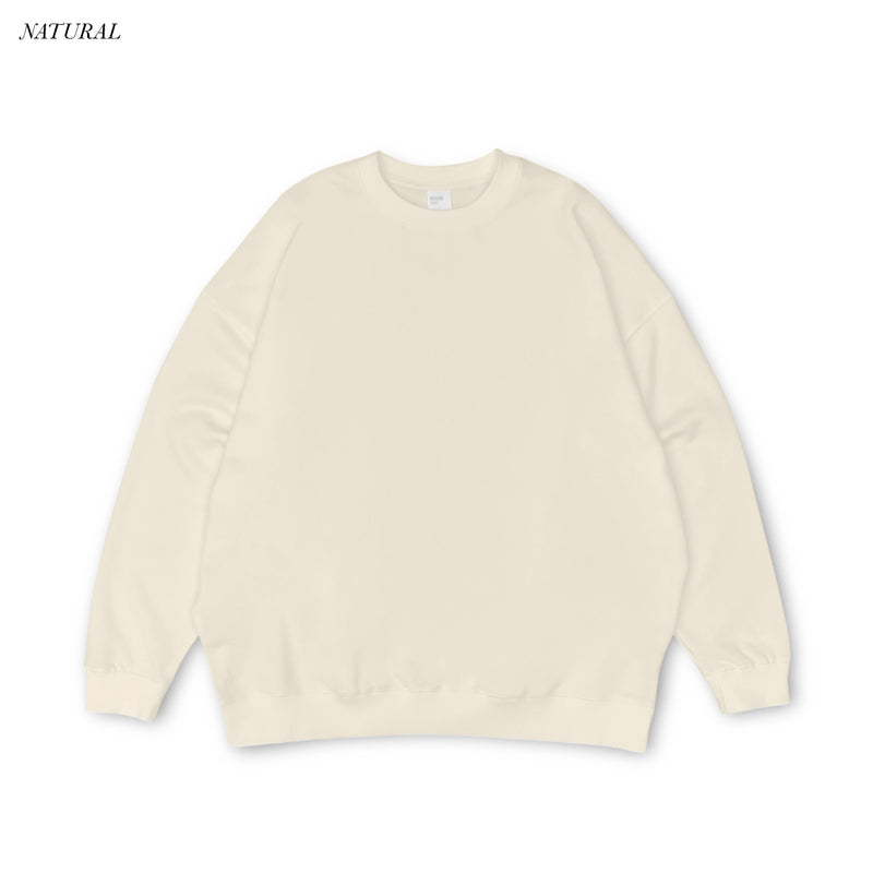 WRAP UP CREW SWEAT / 裏起毛 Brushing fabric 10.0oz ※予約販売 PRE-ORDER※